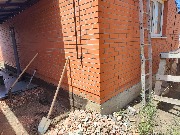 Мы приступаем к утеплению и отделке цоколя штукатуркой мраморная крошка