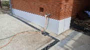 Мы приступаем к утеплению и отделке цоколя штукатуркой мраморная крошка