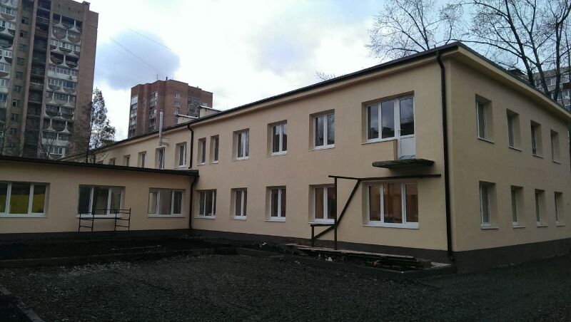 Отделка здания детского сада в Ростове