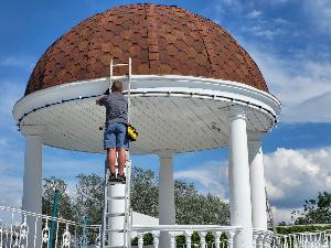 Подсветка фасада дома гирляндами Белт-Лайт Подсветка фасада дома гирляндами Белт-Лайт
