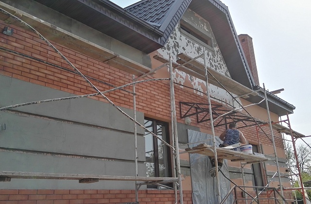 Капитальный ремонт фасада частного дома