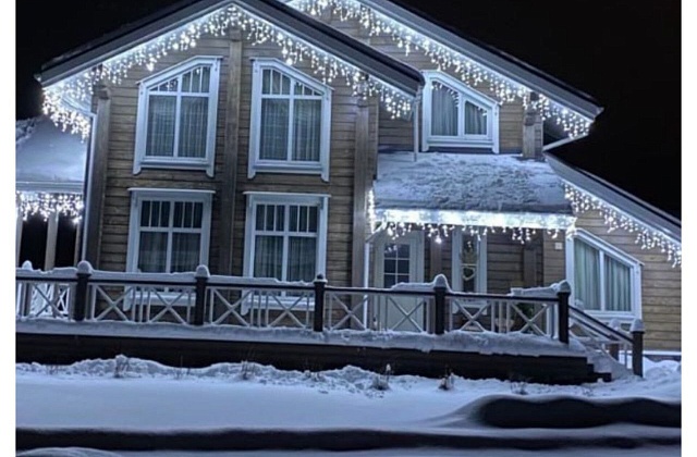 Освещение частных домов новогодней иллюминацией – Ростов-на-Дону