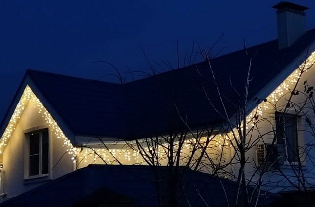 Новогоднее освещение домов в Ростове-на-Дону. Встретим Новый год ярко!